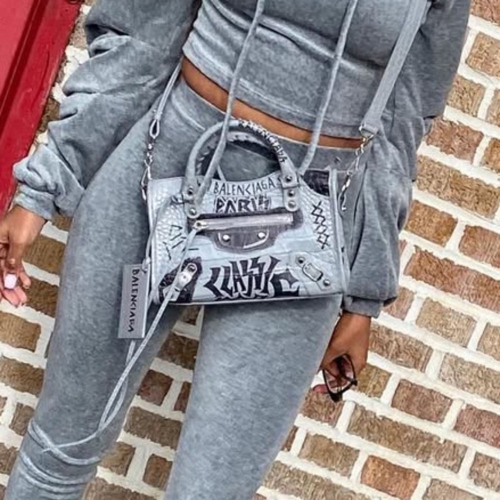 Balenciaga Graffiti City Bag